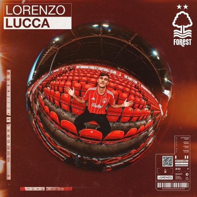 kaiyun开云体育官方入口-官方：诺丁汉森林租借那不勒斯前锋卢卡，含选择买断条款